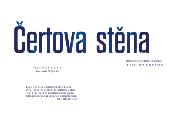 Čertova stěna _ plakát